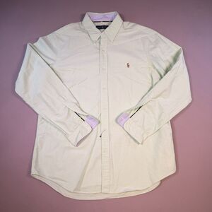 Polo Ralph Lauren Dress Shirt XL Classic Fit Light Green Long Sleeve 100% Cotton